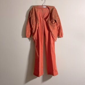 Vintage LaROK Cardigan and Theory Corduroy Pants